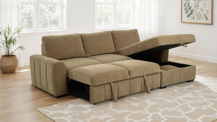 Pastrana Camel 2 Piece Modular Sleeper Sectional