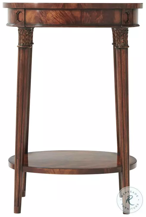 The Welcome Light Cerejeira 20" Oval Accent Table