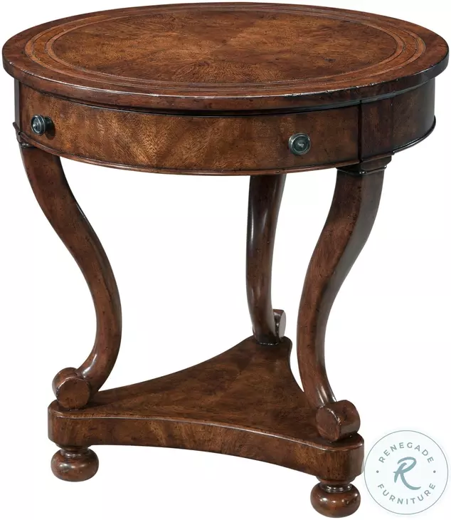 Occasionally Italian Light Distressing 26" Side Table