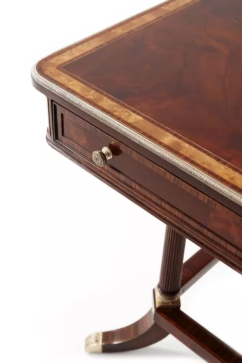 English Cabinet Maker Southampton and Light Shropshire Bowlas Side Table
