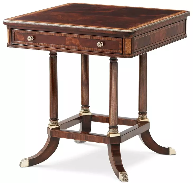 English Cabinet Maker Southampton and Light Shropshire Bowlas Side Table