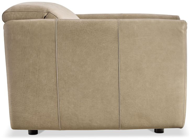 Sierra Beige Leather Power Motion Living Room Set
