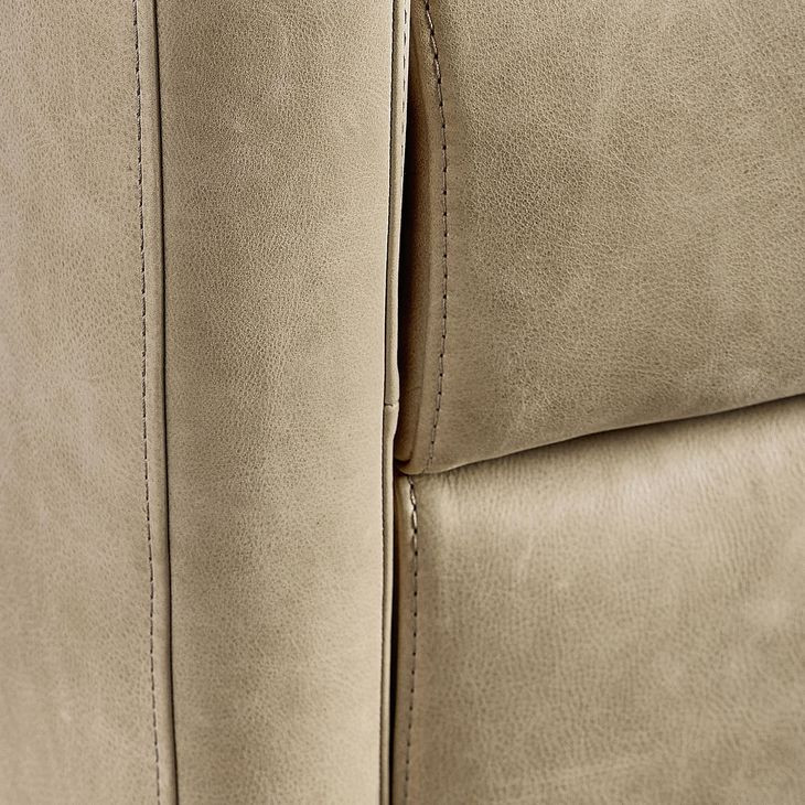 Sierra Beige Leather Power Motion Chair