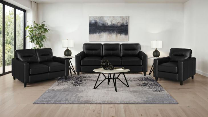 Scotland Black Living Room Set