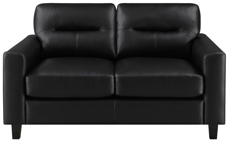 Scotland Black 58" Loveseat