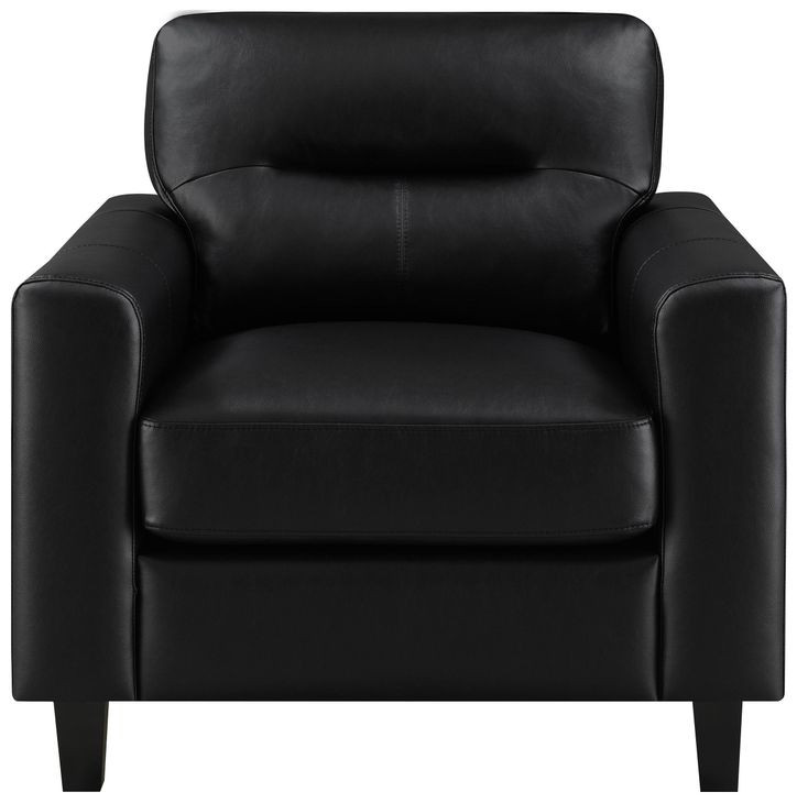 Scotland Black Upholstered Lounge Chair