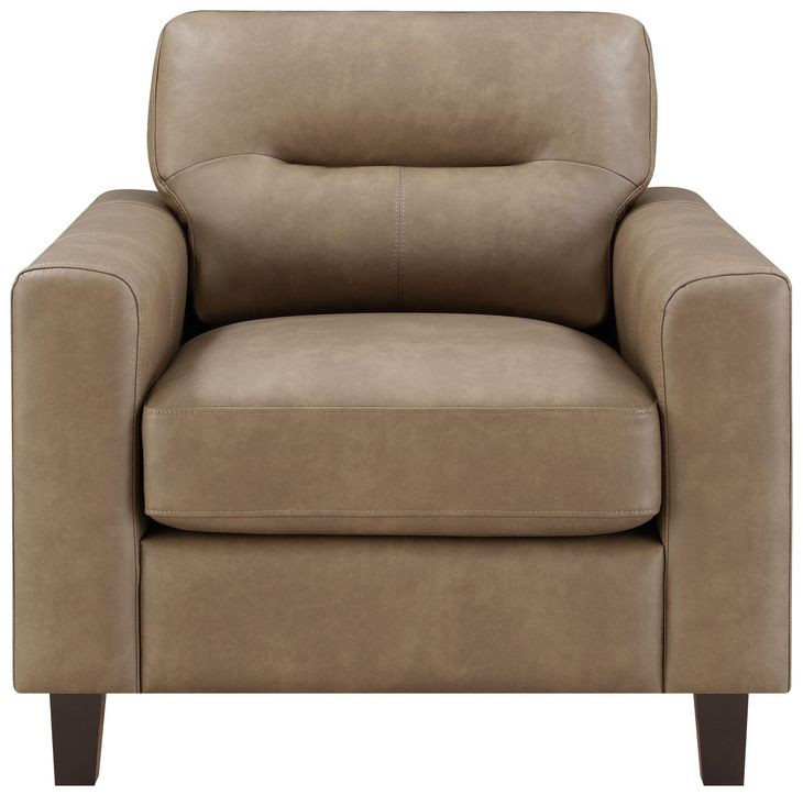 Scotland Brown Upholstered Lounge Chair