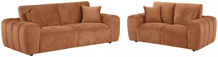 Burnett Burnt Orange Living Room Set