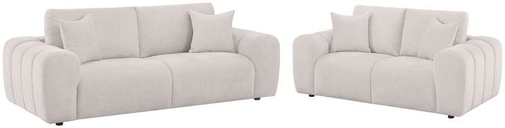 Burnett Ivory Living Room Set