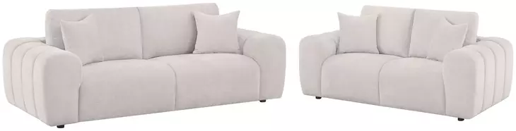 Burnett Ivory Living Room Set