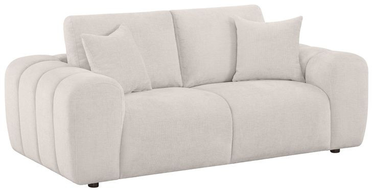 Burnett Ivory 78" Loveseat