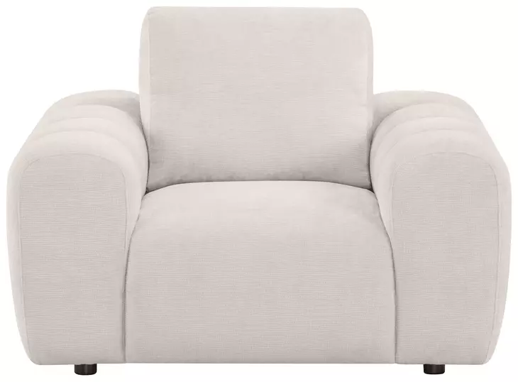 Burnett Ivory Upholstered Lounge Chair