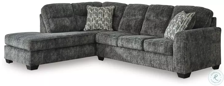 Lonoke Gunmetal 2 Piece LAF Chaise Sectional