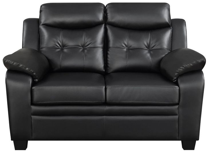 Finley Black Loveseat