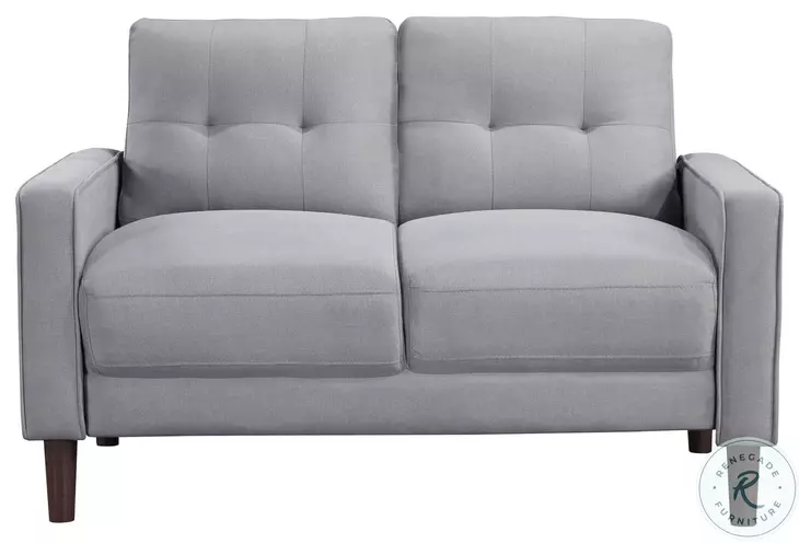 Bowen Gray Performance Fabric 54" Loveseat