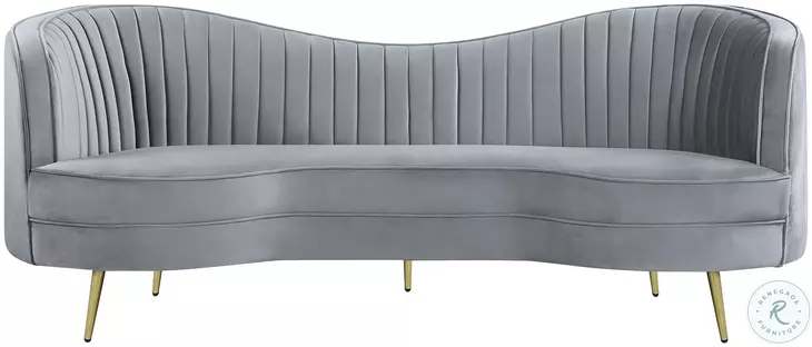 Sophia Grey 84" Sofa