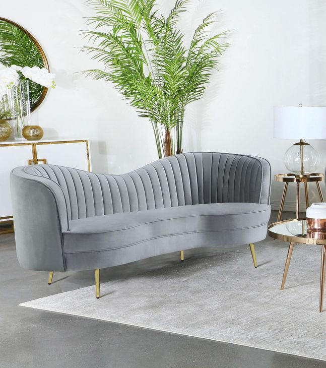 Sophia Grey Loveseat