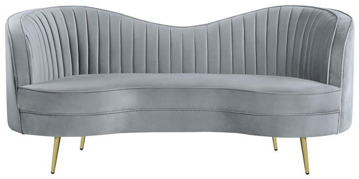 Sophia Grey Loveseat
