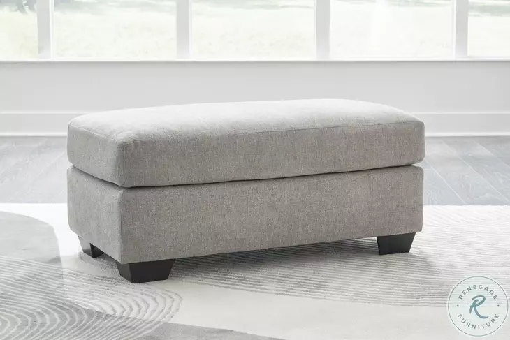 Avenal Park Flannel Ottoman