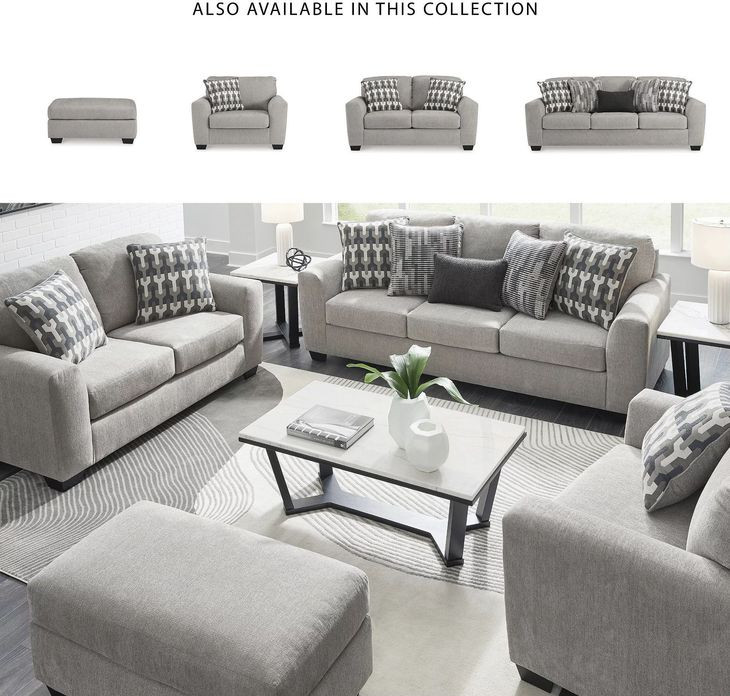 Avenal Park Flannel Ottoman