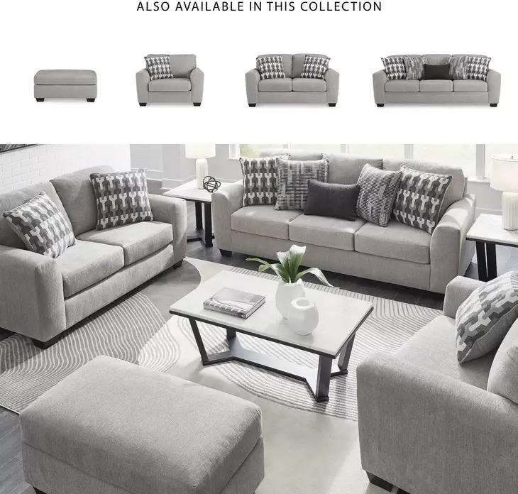 Avenal Park Flannel Ottoman
