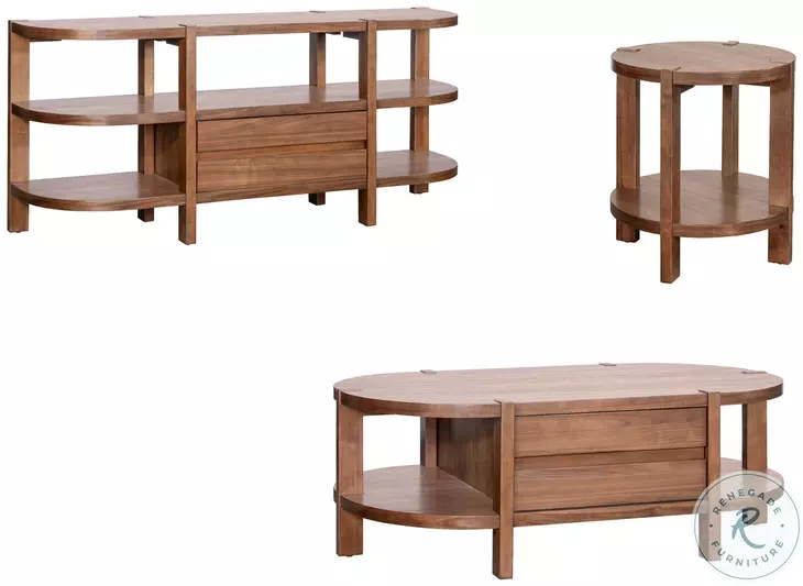 Winston Warm Walnut Cocktail Table