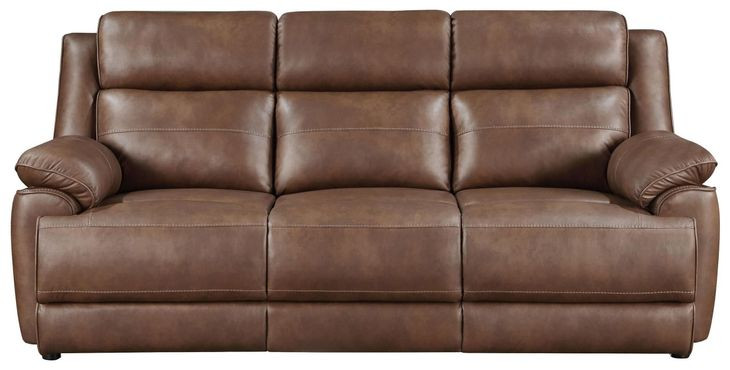 Ellington Dark Brown Padded Arm Sofa
