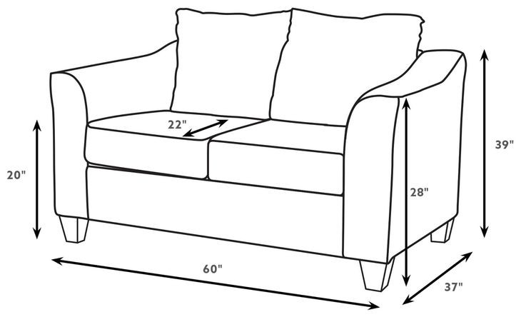 Salizar Sand Mist Track Arm Fabric Loveseat