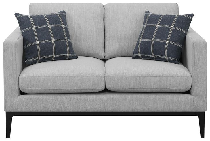 Apperson Light Gray 56" Loveseat