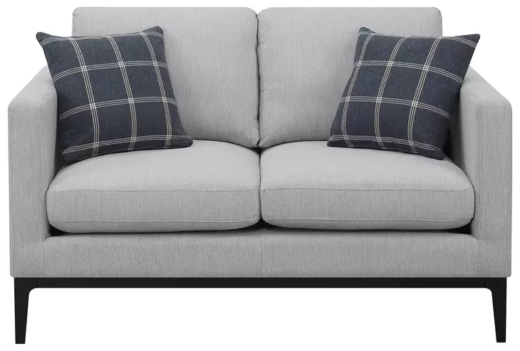 Apperson Light Gray 56" Loveseat
