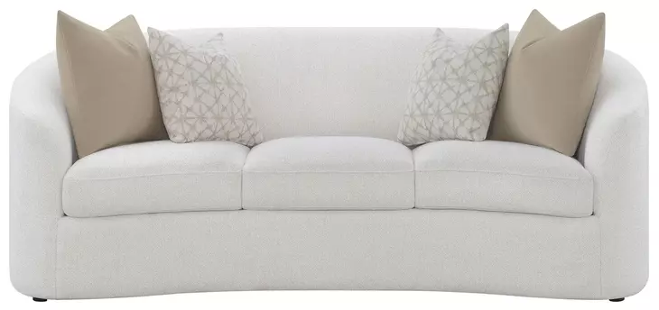 Rainn Latte Upholstered 89" Sofa