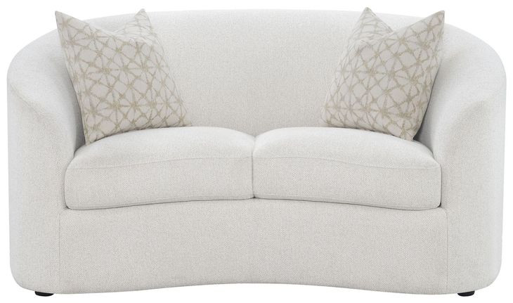 Rainn Latte Upholstered Loveseat