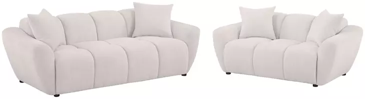 Destino Greige Living Room Set