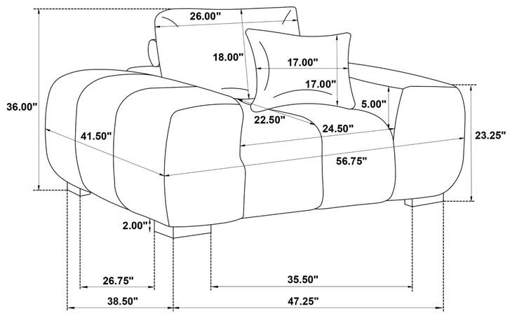 Octavia Amber Upholstered Lounge Chair