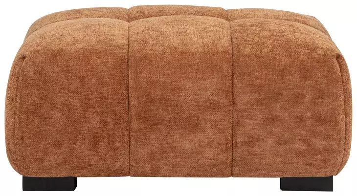 Octavia Orange Upholstered Rectangular Ottoman