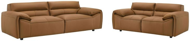 Buxton Orange Living Room Set