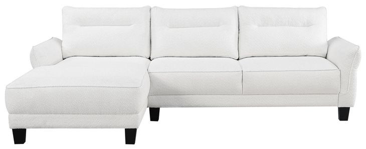 Caspian White LAF Sectional