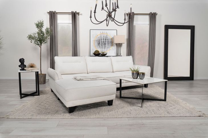 Caspian White Sectional