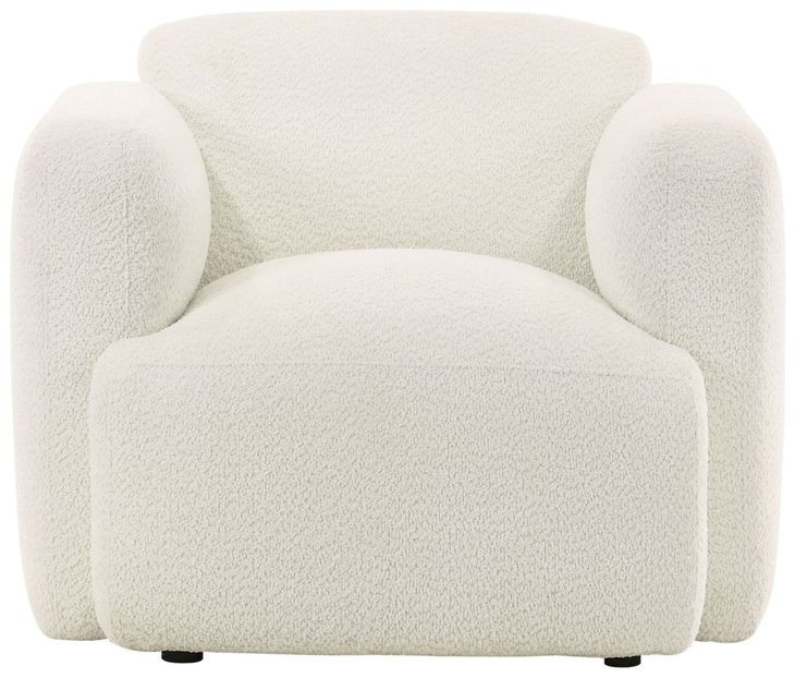 Dorset White Upholstered Lounge Chair