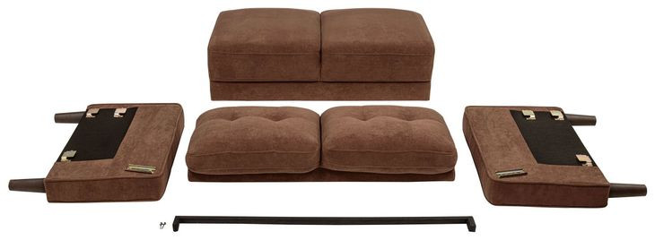 Bowen II Rust Upholstered Lounge Chair