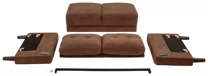 Bowen II Rust Upholstered Lounge Chair