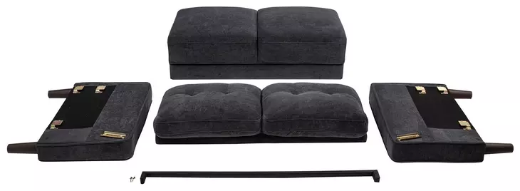 Bowen II Steel Gray 77" Sofa