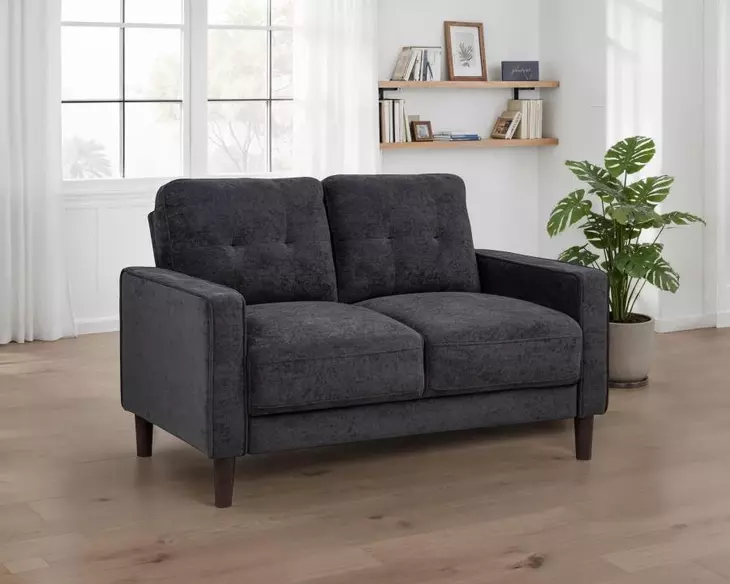 Bowen II Steel Gray 54" Loveseat