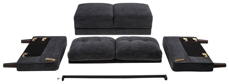Bowen II Steel Gray 54" Loveseat