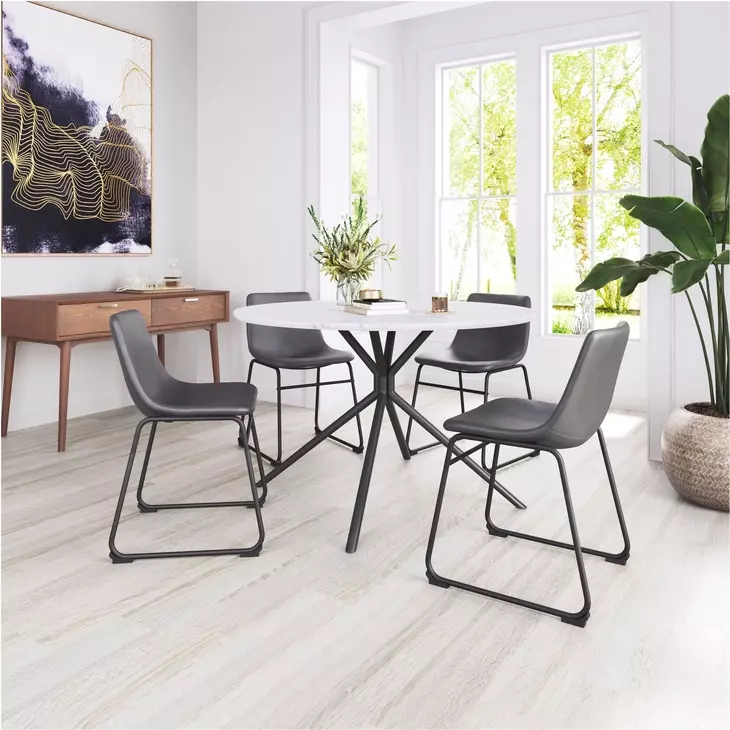 Smart Charcoal Dining Chair Set Of 2