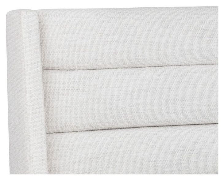 Sloane Merino Pearl Performance Fabric Queen Upholstered Platform Bed