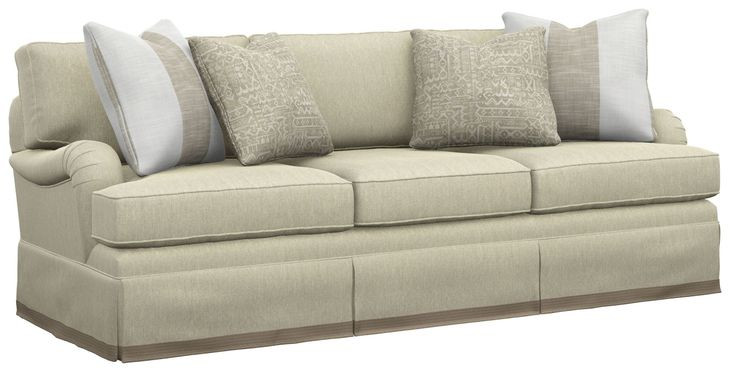 Blaire Beige 90" Upholstered Sofa