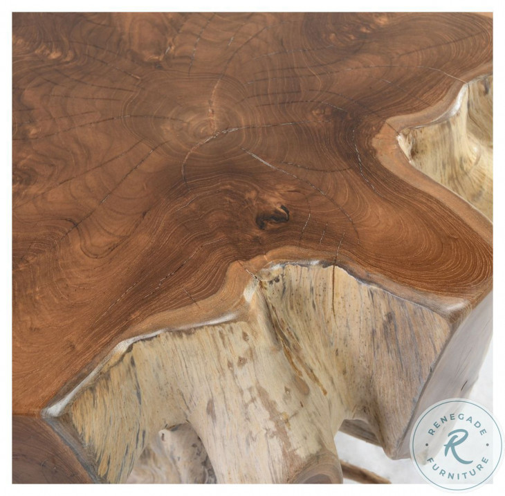Groot Brown Accent Table