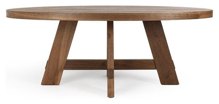 Santa Barbara Honey 80" Oval Dining Table