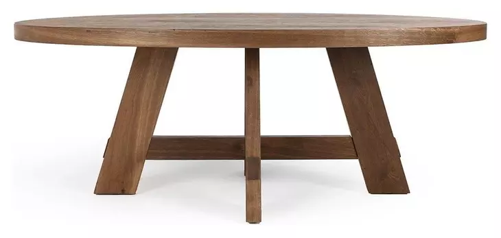 Santa Barbara Honey 80" Oval Dining Table